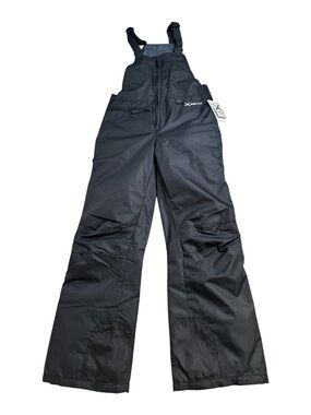 Arctix Black Kids Snow Overalls with Adjustable Straps